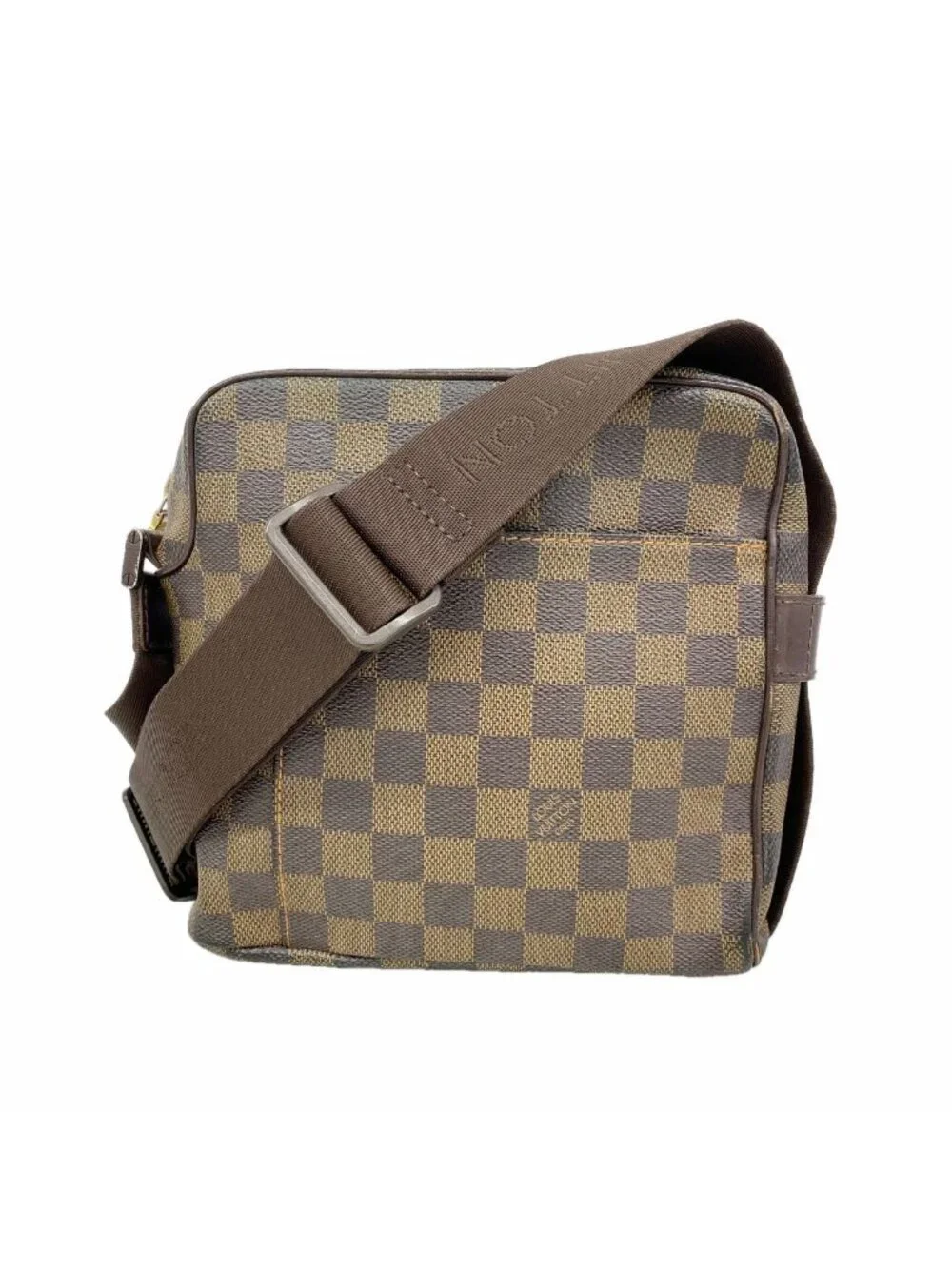 Louis Vuitton Shoulder Bag Damier Olaf PM Ebene